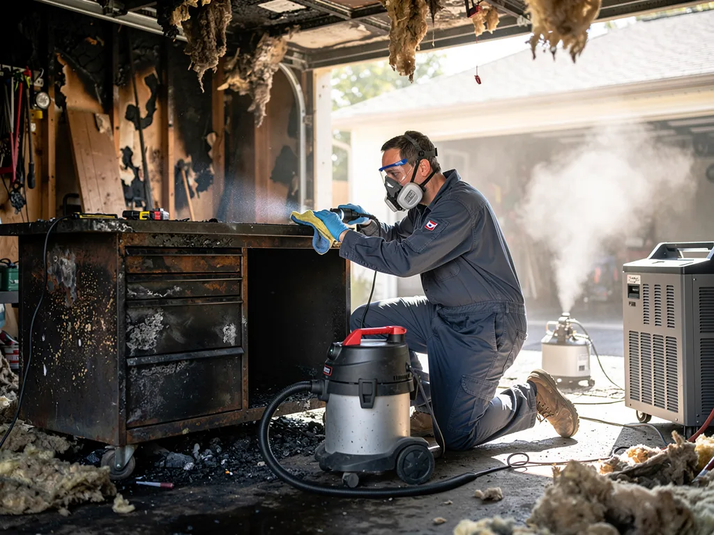 Garage Fire Cleanup